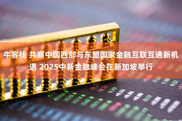 牛客栈 共商中国西部与东盟国家金融互联互通新机遇 2025中新金融峰会在新加坡举行