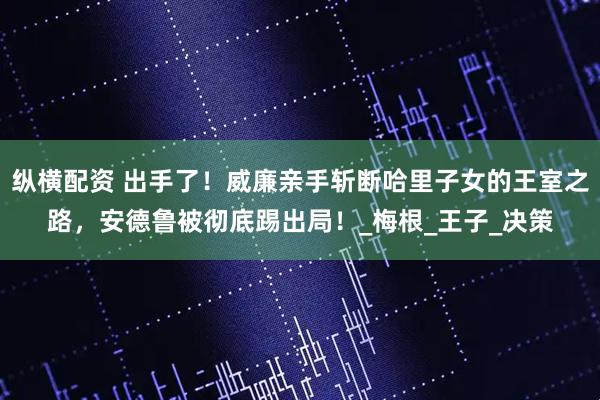 纵横配资 出手了！威廉亲手斩断哈里子女的王室之路，安德鲁被彻底踢出局！_梅根_王子_决策