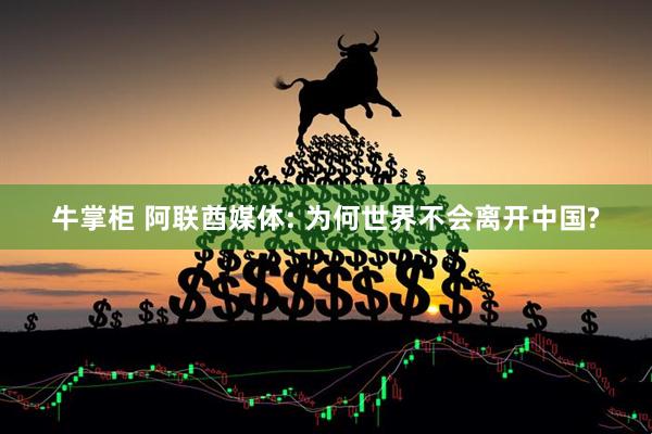 牛掌柜 阿联酋媒体: 为何世界不会离开中国?